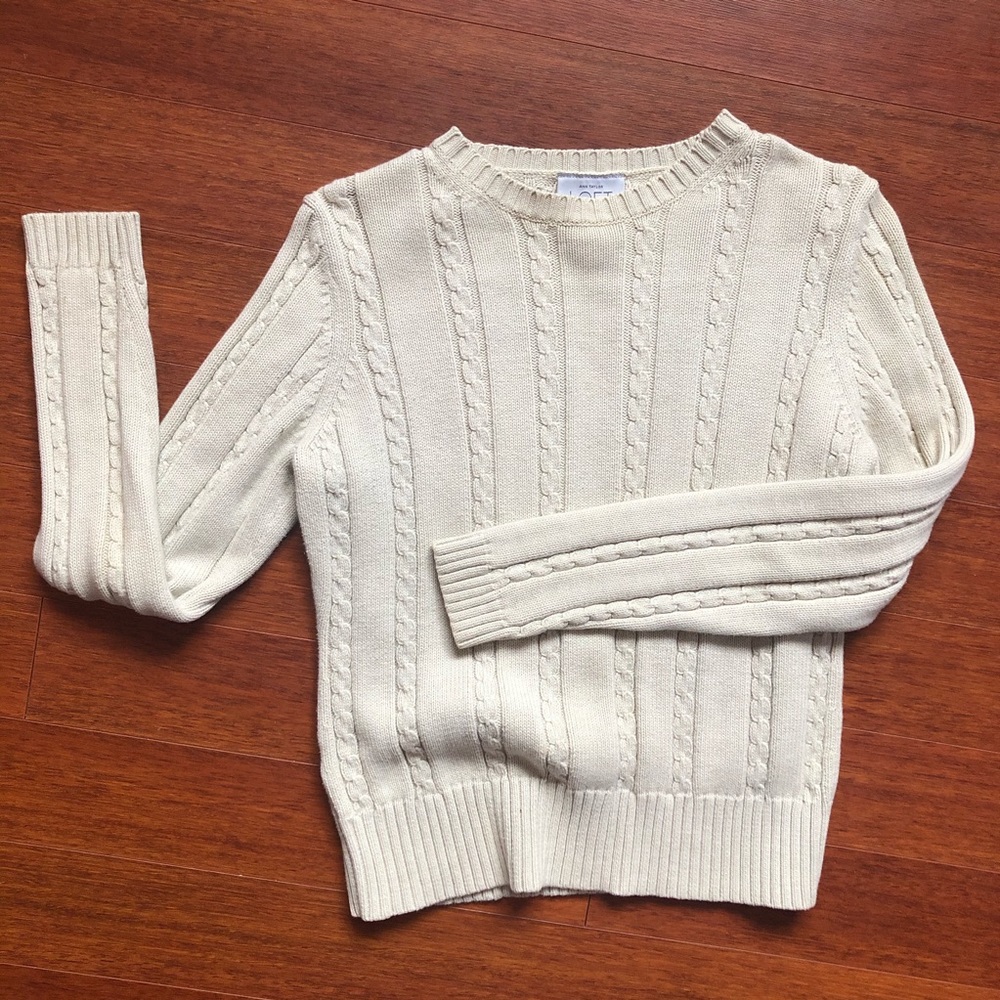 Petite Loft crew sweater